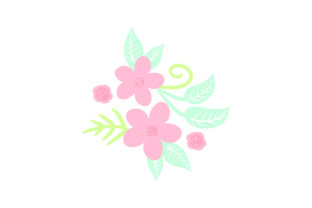 Download Purple Flowers Embellishment - Light Colors - Flower Collection