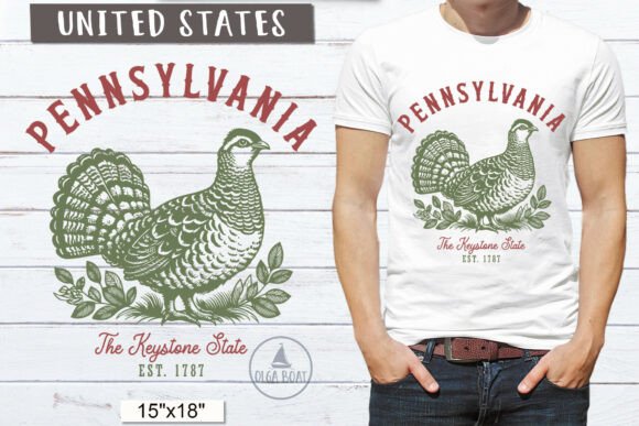 Download Pennsylvania PNG | Vintage United States - States Collection