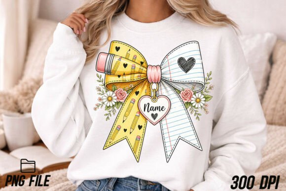 Download Teacher Pencil Paper Bow PNG, Teach - Pencil Collection