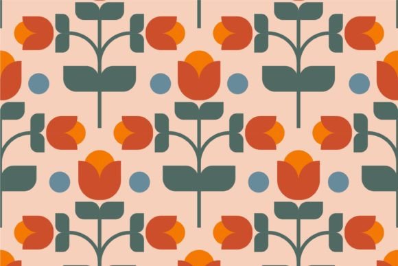Download Seamless Flower Damask Surface Pattern - Flower Collection