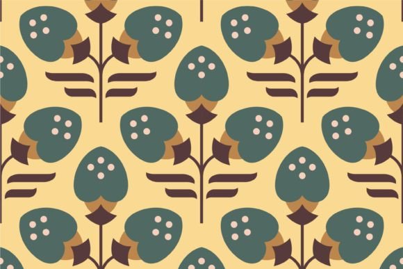 Download Seamless Flower Damask Surface Pattern - Flower Collection