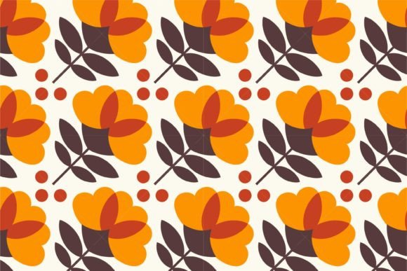 Download Seamless Flower Damask Surface Pattern - Flower Collection