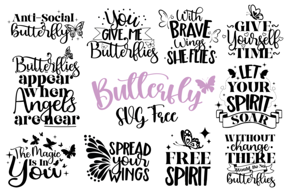 Download Butterfly SVG Free - Butterfly Collection