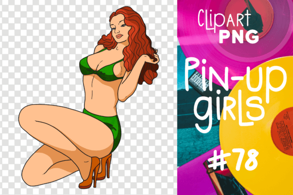 Download Pin-up Girl Sexy Woman Retro Clipart Png - Sexy woman Collection