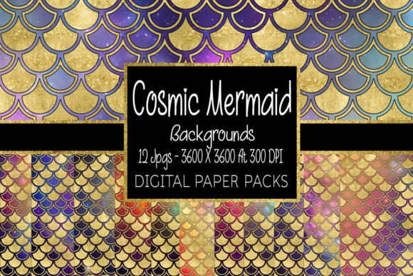 Download Cosmic Mermaid Background Papers - Mermaid background papers Collection
