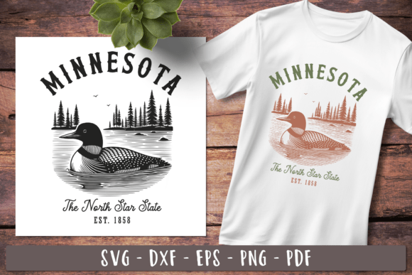 Download Minnesota Svg | Vintage United States - States Collection