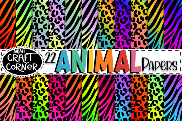 Download Animal Rainbow Papers - Animal Collection