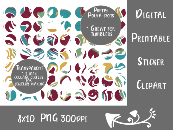 Download Purple Teal Gold Marble Collage Circles - Teal Collection