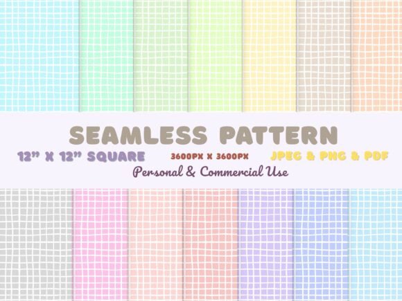 Download Pastel Background with White Grid Patter - Premium Bundle