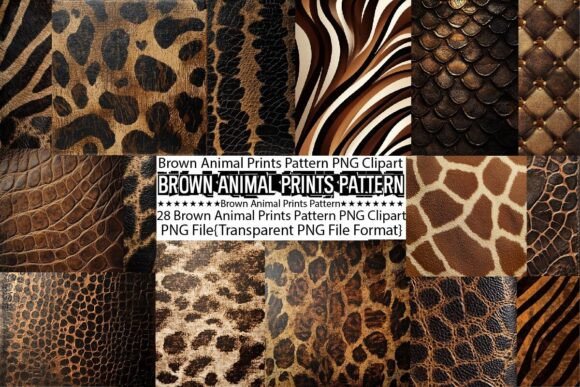 Download Brown Animal Prints Pattern Background - Animal Collection